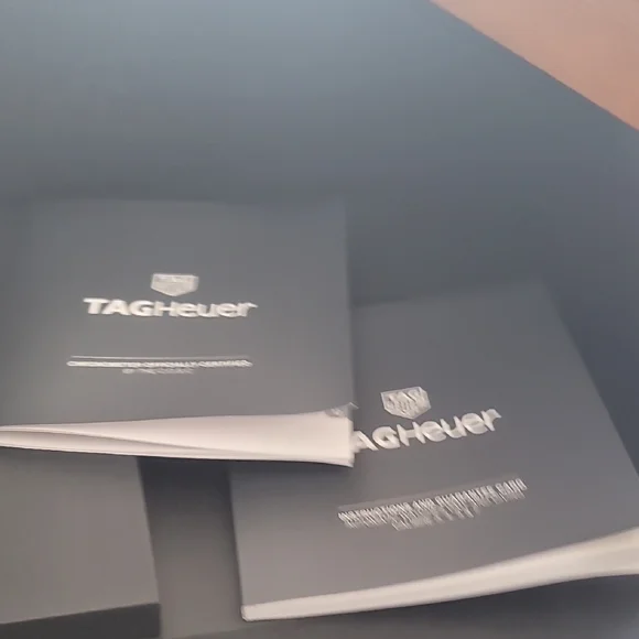 TAG Heuer Black and Silver Chronometer Watch